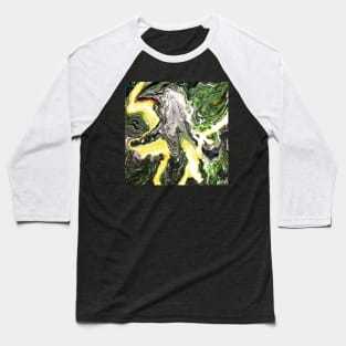 the melt mangrove in ecopop golden glitch aesthetic design Baseball T-Shirt